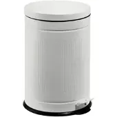 Delinia Pedaalemmer - Staal - Mat Wit - 32x32x47cm - 20l
