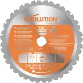 Evolution Verstekzaagblad Multi-materiaal Rage - 185mm - 20t - Hardmetaal