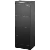 Central Park Pakketbrievenbus Parcelpal 8000 - Staal - Zwart - 41x105x23cm