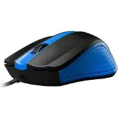 C-TECH WM-01, Optisch, USB Type-A, 1200 DPI, Zwart, Blauw