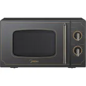Midea MM720CJ7B - Magnetron - 20L - 700 W - Retro - Zwart