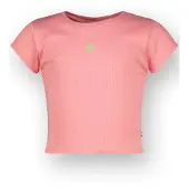 Vingino T-Shirt Basic-Crop Rib Tee Meisje Roze 152