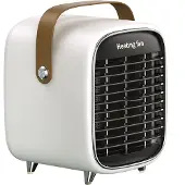INF Elektrische keramische ventilatorkachel in retrodesign White