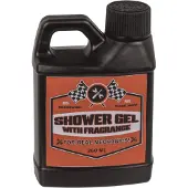 Out of the blue Motoroliekan Shower Gel 260ml – Metalen Sleutelhanger – Origineel Cadeau voor Autoliefhebbers – Unieke Badkamer Gadget – Mild Geparfumeerd – 1 Stuk – Grappig Cadeau Man – Automotive Douchegel