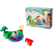 Aquaplay badspeelset Sploshy Volcano met schuimmachine en waterbaan.
