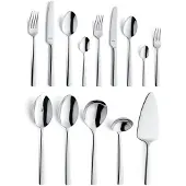 Amefa - Moderno 60-delige Bestekset 6 Personen Hoogglans - Zilverkleurig