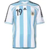 Adidas Tricot 'Argentinien 2006 Messi' blauw / geel / zwart / wit