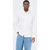 Only & Sons Overhemd 'ONSOxford' wit