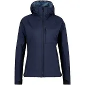 Stoic - Women's MountainWool60 JokkmokkSt. Hybrid Hoody - Isolatiejack L, blauw