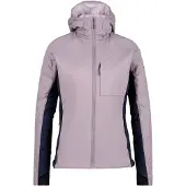 Stoic - Women's MountainWool60 JokkmokkSt. Hybrid Hoody - Isolatiejack L, purper