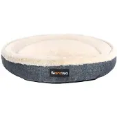 Feandrea Ø 75 cm donutvormig hondenbed, Donkergrijs