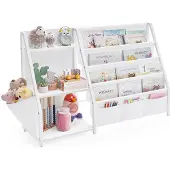 Songmics Kinderboekenkast met opbergrek