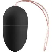 Shots 10 Speed Remote Vibrating Egg - Medium - Black