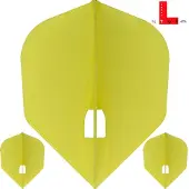L-Style Champagne Flight Kami L3 Shape Yellow - Dart Flights