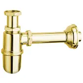 Sapho Retro Wastafelsifon 5/4" dia 32mm, goud