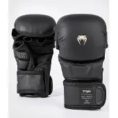 Venum Impact Evo Sparring MMA Gloves - Black - S