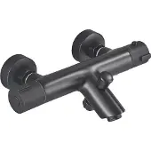 OEM Douchemengkraan, thermostaatkraan, lange uitloop, zwart, model HW1