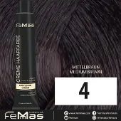 Femmas (4) - Haarverf - middenbruin 100ml