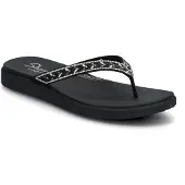 SKECHERS Teenslipper 'Meditation Luxe' zwart