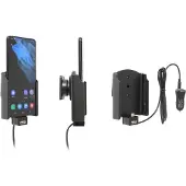 Brodit Houder actieve Samsung Galaxy S21+ met USB-kabel, Smartphonehouder, Zwart