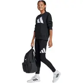 Adidas Sportbroek zwart / wit