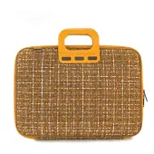 Bombata 'Tweed' 15 inch Nylon Laptoptas - Prato - 15,6 inch - Geel