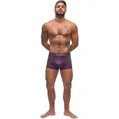 Male Power Avant-Garde - Verstrakkend Short eggplant S