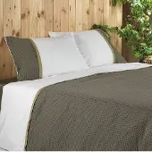 Dommelin Dekbedovertrek Bari Percal 200tc Leem-Brons 260x200/220 cm