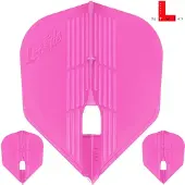 L-Style Champagne Flight Kami L3 Shape Pink - Dart Flights