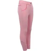 Paardenpraattv Paardrijbroek Paardenpraat By Ej Johnny Full Grip Kids Lichtroze - 140