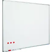 Smit Visual Whitebord 30x45 cm Softline profiel 8mm, emailstaal wit