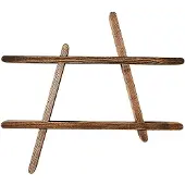 Andersen A-Shelf wandrek Medium 52x9x46 cm Ash