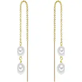 Valero Pearls Oorbellen goud / wit