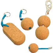 Talamex Cork Key Ring 35 Mm 10 Units Bruin
