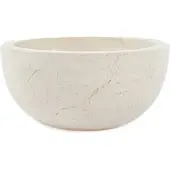 Teakea Blanco Mini opbouw fonteinkom marmer rond Ø25 x 12 cm wit