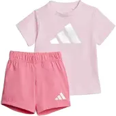 Adidas Trainingspak 'BL 160' rosa / framboos / wit
