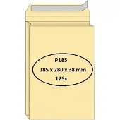 Quantore Envelop Quantore monsterzak 185x280x38mm zelfkl creme 125st