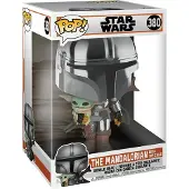 Funko POP! Pop Star Wars: Jumbo Mandalorian with the Child Pop #380