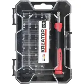 Kreator ratelschroevendraaier set KRTH20006 - 26-delig - magnetisch
