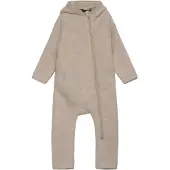 Mikk-Line Wagenspak m. Muts - Wol - Melange Offwhite - - 1 jaar (80) - Wagenspakken