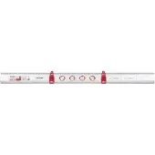 Kreator KRTH70302 liniaal 750 mm - aluminium - waterpas - 4 luchtbellen