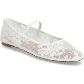 Bianco Ballerina met riempjes 'Lilia' wit