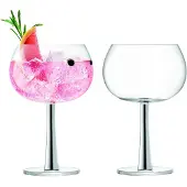 LSA International Gin Tonic Glas L.S.A. Gin Zilver 420 ml (2-Delig)