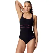 Speedo solid contour eclipse 1p wedstrijd badpak dames -