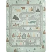 Tapis.fr Kindertapijt wasbaar Chiko turquoise 80x150 cm