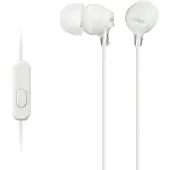 Sony MDR-EX15AP, stereo, 3,5 mm (1/8 inch), omnidirectioneel, in-ear, wit, met kabel