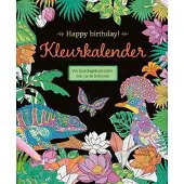 Deltas Happy birthday! Kleurkalender