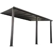 Garden Point Aluminium terrasoverkapping 3 x 5 m Denver antraciet