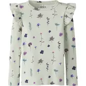 Name it Shirt cyaan blauw / lichtgrijs / aubergine / pruim