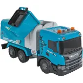 2 play Scania Vrachtwagen Vuilniswagen Frictie met Licht en Geluid